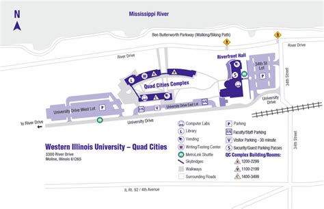 qc campus map